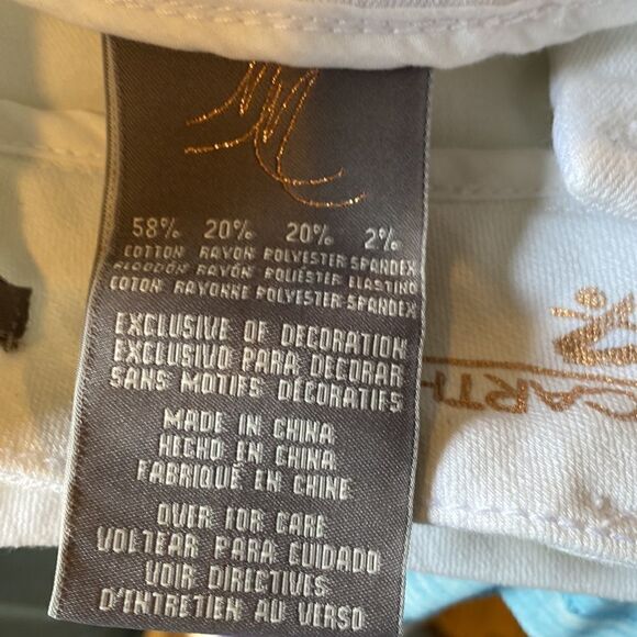 Melissa McCarthy Seven 7 White Pencil Jeans 12 - Picture 7 of 7